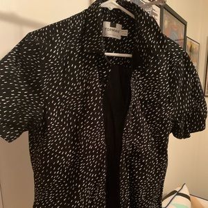 Patterned button down